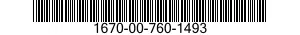 1670-00-760-1493  1670007601493 007601493