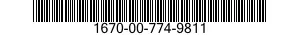 1670-00-774-9811  1670007749811 007749811