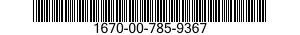 1670-00-785-9367  1670007859367 007859367