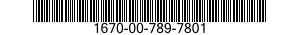 1670-00-789-7801  1670007897801 007897801