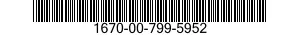 1670-00-799-5952  1670007995952 007995952