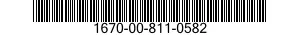 1670-00-811-0582  1670008110582 008110582