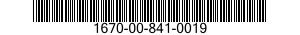 1670-00-841-0019  1670008410019 008410019
