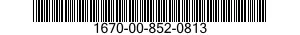 1670-00-852-0813  1670008520813 008520813