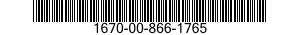 1670-00-866-1765  1670008661765 008661765