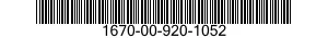 1670-00-920-1052  1670009201052 009201052