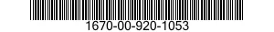 1670-00-920-1053  1670009201053 009201053