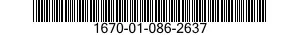 1670-01-086-2637  1670010862637 010862637