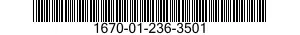 1670-01-236-3501  1670012363501 012363501