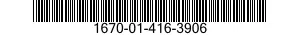 1670-01-416-3906 HARNESS,PERSONNEL PARACHUTE,BACK 1670014163906 014163906