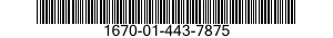 1670-01-443-7875 PANEL ASSEMBLY,MAIN 1670014437875 014437875