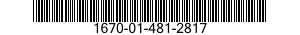 1670-01-481-2817 STATIC LINE,CARGO PARACHUTE 1670014812817 014812817
