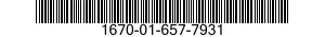 1670-01-657-7931 RAIL,CARGO,AIRCRAFT 1670016577931 016577931