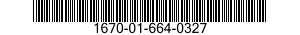 1670-01-664-0327 STATIC LINE,PERSONNEL PARACHUTE 1670016640327 016640327