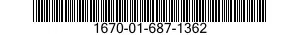 1670-01-687-1362 LINK ASSEMBLY,COUPLING 1670016871362 016871362
