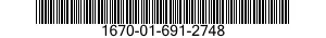 1670-01-691-2748 FACEPIECE,OXYGEN MASK,PARACHUTIST'S 1670016912748 016912748