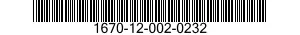 1670-12-002-0232 SCREW,TAPPING 1670120020232 120020232