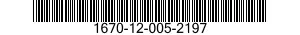 1670-12-005-2197  1670120052197 120052197