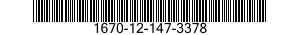 1670-12-147-3378 KLAPPE 1670121473378 121473378