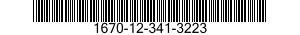 1670-12-341-3223 PARACHUTE,PERSONNEL,CHEST 1670123413223 123413223