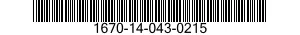 1670-14-043-0215  1670140430215 140430215