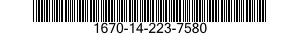 1670-14-223-7580  1670142237580 142237580
