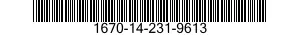 1670-14-231-9613  1670142319613 142319613