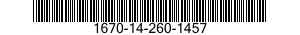 1670-14-260-1457  1670142601457 142601457