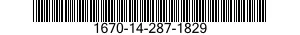 1670-14-287-1829  1670142871829 142871829
