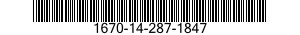 1670-14-287-1847  1670142871847 142871847
