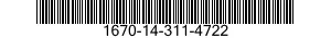 1670-14-311-4722 BUCKLE 1670143114722 143114722
