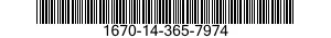 1670-14-365-7974  1670143657974 143657974