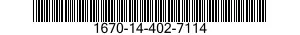 1670-14-402-7114 POIGNEE DE MANOEVRE 1670144027114 144027114