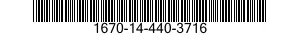 1670-14-440-3716 PACK,PERSONNEL PARACHUTE,SEAT 1670144403716 144403716
