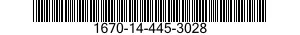 1670-14-445-3028 CANOPY,PERSONNEL PARACHUTE 1670144453028 144453028