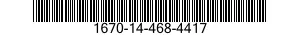 1670-14-468-4417 PARACHUTE,PERSONNEL,BACK 1670144684417 144684417