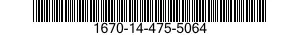 1670-14-475-5064 HOUSING,PARACHUTE RIP CORD 1670144755064 144755064