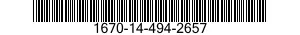 1670-14-494-2657 CLOTH,PARACHUTE 1670144942657 144942657