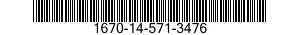 1670-14-571-3476 RAIL COMPONENT,CARGO,AIRCRAFT 1670145713476 145713476
