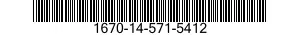 1670-14-571-5412 RAIL COMPONENT,CARGO,AIRCRAFT 1670145715412 145715412