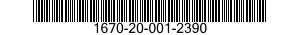 1670-20-001-2390 MOUNTING BLOCK THRU 1670200012390 200012390