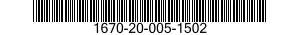 1670-20-005-1502 RESTRAINT RELEASE A 1670200051502 200051502