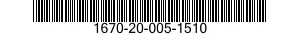 1670-20-005-1510 WEBBING,TEXTILE,INTEGRAL LOCKING LOOP 1670200051510 200051510