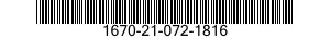 1670-21-072-1816 SPRING,HELICAL,COMPRESSION 1670210721816 210721816