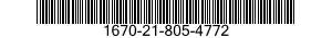 1670-21-805-4772 BAG,PARACHUTE CARRYING 1670218054772 218054772