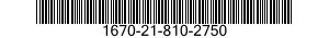 1670-21-810-2750  1670218102750 218102750
