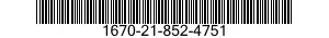 1670-21-852-4751  1670218524751 218524751