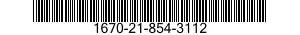 1670-21-854-3112 CANOPY,PARACHUTE,AIRCRAFT DECELERATION 1670218543112 218543112