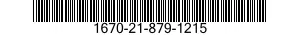 1670-21-879-1215 BOX PAD,QUICK RELEA 1670218791215 218791215
