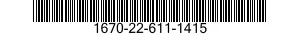 1670-22-611-1415 PANEL ASSEMBLY,MAIN 1670226111415 226111415